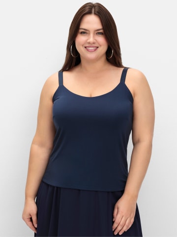 sheego Spaghettitop in marine