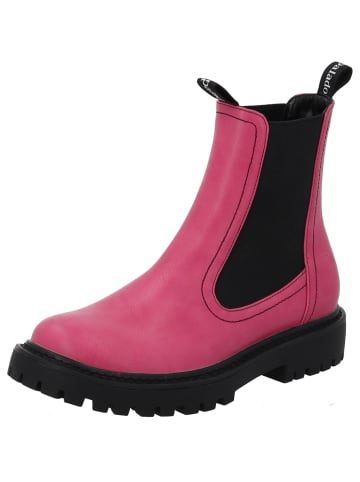 Palado Chelsea Boots Dedej in Pink/Schwarz