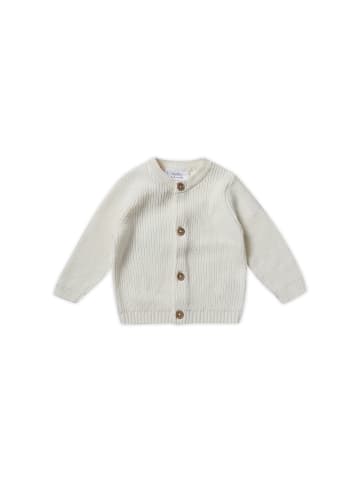 Stellou & friends Strickjacke fein gerippt in white