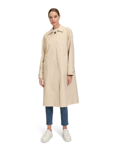 AMBER & JUNE Übergangsmantel mit Kragen in Stone Beige