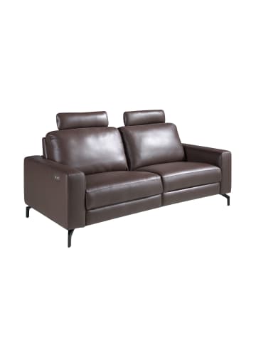Angel Cerdá Angel Cerdá Modell 6366 3‑Sitzer Relaxsofa aus schokoladenbraunem Rindsleder