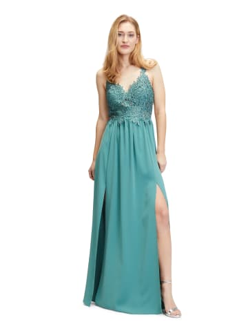 Vera Mont Abendkleid mit Spitze in Bright Eucalyptus