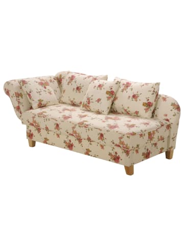 others RECAMIERE mit Armteil links klappbar Katia Bezug Flachgewebe Buche natur / beige