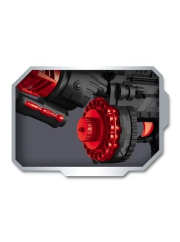 COFI 1453 Airblast Softbullet Pistole mit rotierendem Magazin inkl. 40 Softdarts in Rot