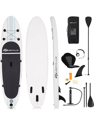 COSTWAY SUP Board mit Sitz 305cm in Weiß