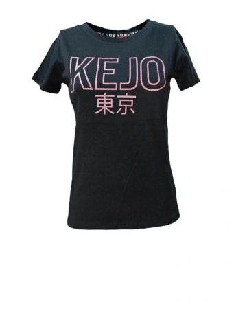 KEJO T-Shirt 230A3MXOS0XMT Schwarz