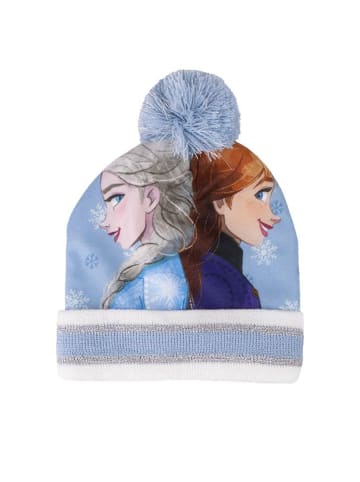 Disney Frozen 3tlg. Set: Mütze und Handschuhe Winter-Set in Hell-Blau