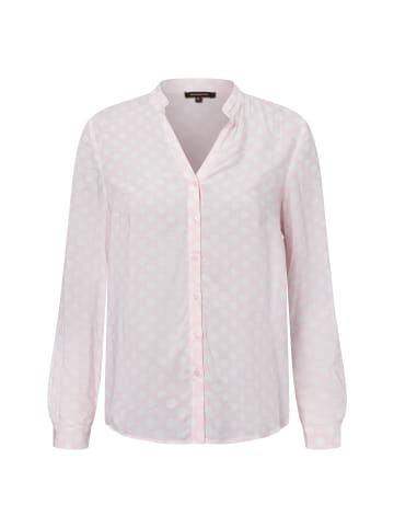 More & More Bluse in rosa weiß