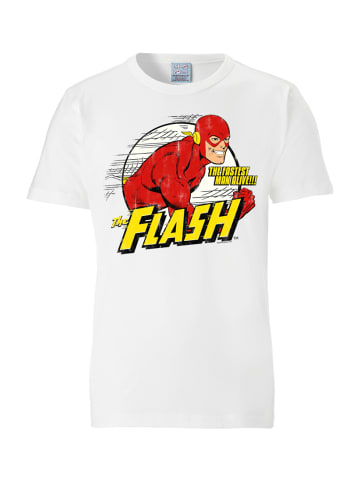 Logoshirt T-Shirt Der Rote Blitz in altweiß
