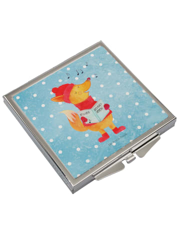 Mr. & Mrs. Panda Schminkspiegel Fuchs Sänger ohne Spruch in Eisblau