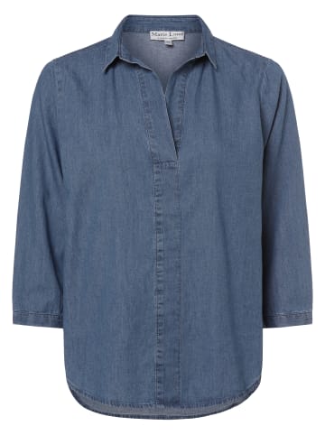 Marie Lund Blusenshirt in blue stone