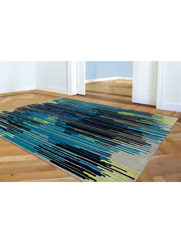 Arte Espina Wohnzimmer Teppich – Kurzflorteppich Diamond 8039 170 x 240 cm in multi - blau - rechteckig