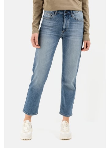 Camel Active Cropped Jeans in Straight Fit in Blau