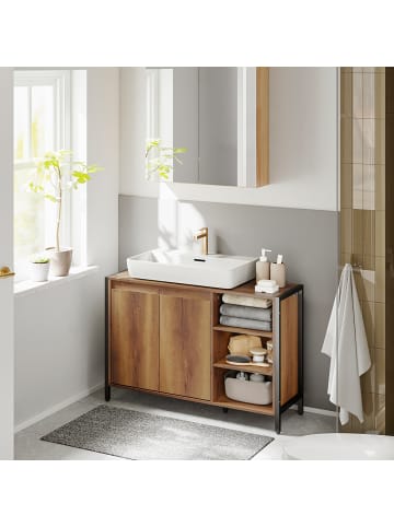 SoBuy Unterschrank in Hellbraun - (W) 30 x (H) 60 x (L) 90 cm