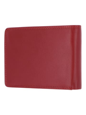 Polo Geldbörse RFID Schutz Leder 12.5 cm rot