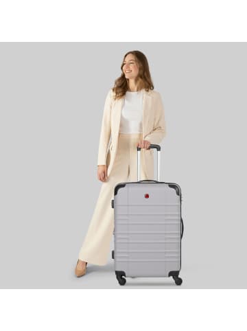 Wenger Amplar Evo 4 Rollen Trolley M 65 cm mit Dehnfalte in cloud