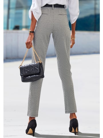 LASCANA Jogger Pants in schwarz kariert
