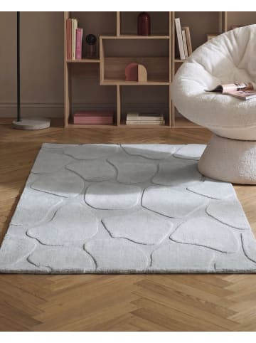 Beliani Kurzflor KAWI in Grau - (W) 160 x (L) 160 cm