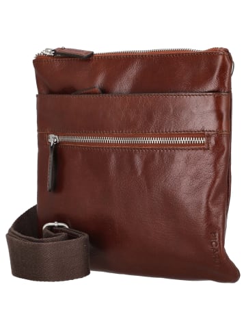 PICARD Buddy - Umhängetasche 24 cm (schwarz) in cognac