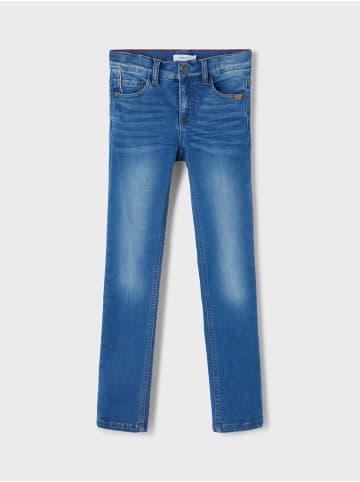 name it Stretch Jeans Slim Fit NKMTHEO in Blau