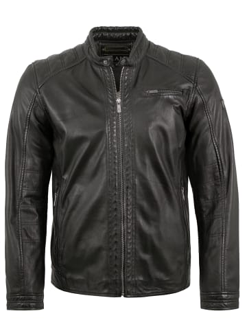 JILANI Lederjacke Lammnappa in Schwarz