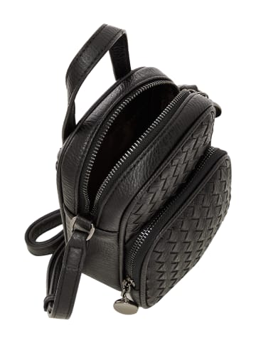 Usha Damen Schultertaschen in Schwarz