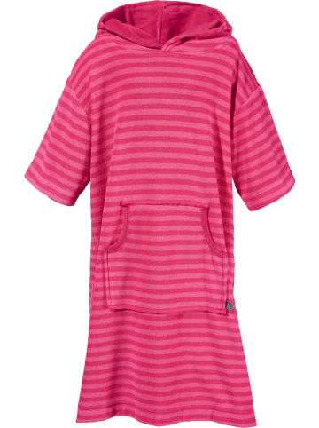 Erwin Müller Kinder-Poncho Streifen in fuchsia