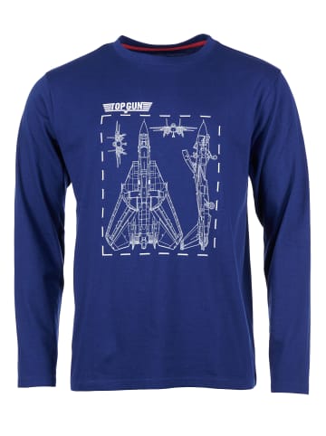 TOP GUN Sweatshirt PP201020 in navy