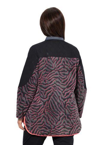 Ulla Popken Sweatjacke in schwarz