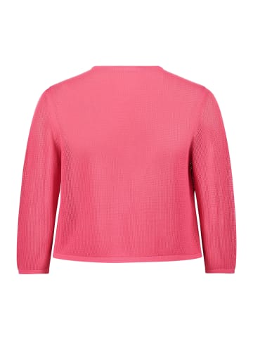 Betty Barclay Sommer-Strickjacke mit 3/4 Arm in Pink Flambé