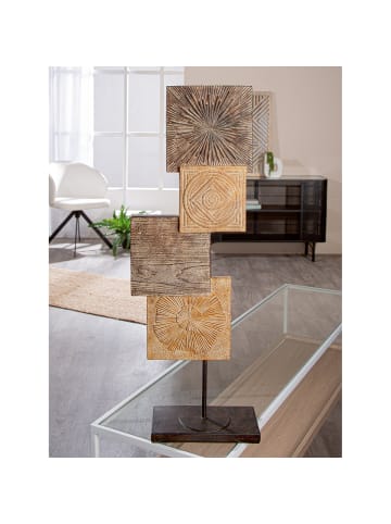 GILDE Skulptur Esculpida naturfarben - (H) 69 cm