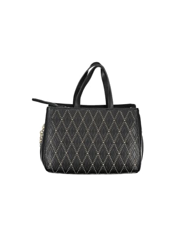 Valentino by Mario Valentino Schwarze Polyurethan-Tasche mit verstellbarem und abnehmbarem Riemen