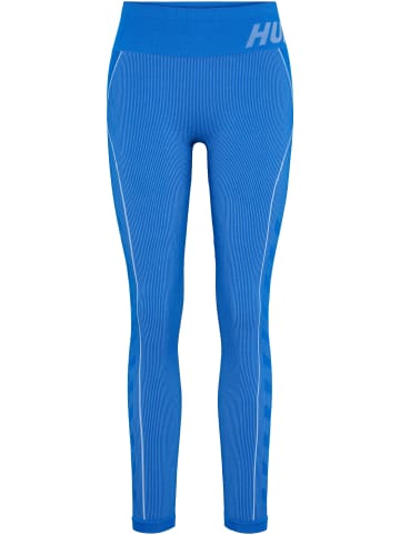Hummel Hummel Leggings Hmlte Multisport Damen Dehnbarem Schnelltrocknend Nahtlosen in PLACID BLUE/LAPIS BLUE MELANGE