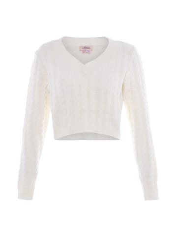 faina Sweater in Wollweiss