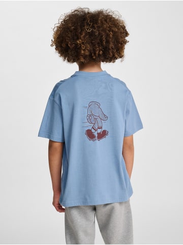 Hummel T-Shirt Hmlloose Lebensstil Kinder in FADED DENIM