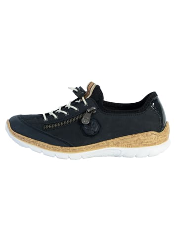 rieker Leder-Sneaker „Montreux“ Blau