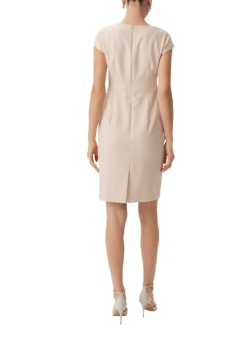 comma Kleid in Beige