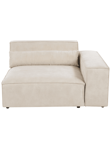 Beliani Sofaelement HELLNAR in Beige - (W) 131 x (H) 70 x (L) 126 cm