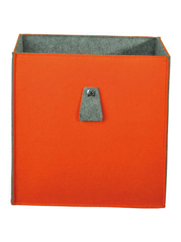 Phoenix Group AG  Aufbewahrungsbox "Atlanta" in Orange - (B)34 x (H)34 x (T)34cm