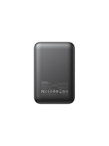 Baseus Joyroom Powerbank 2,4A LED, 5000 mAh (schwarz)