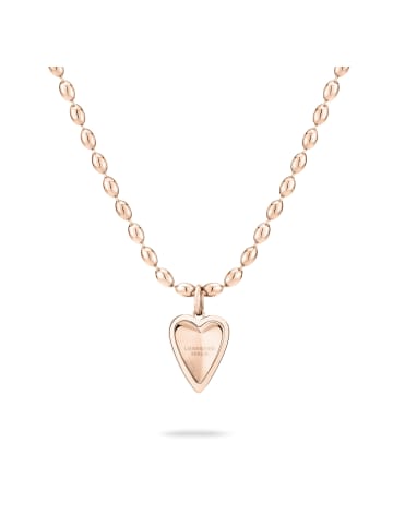 LIEBESKIND BERLIN Halskette Open Heart Amulet in roségold