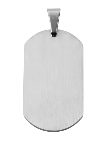 Adeliás Unisex Anhänger – Gravuranhänger aus Edelstahl in silber