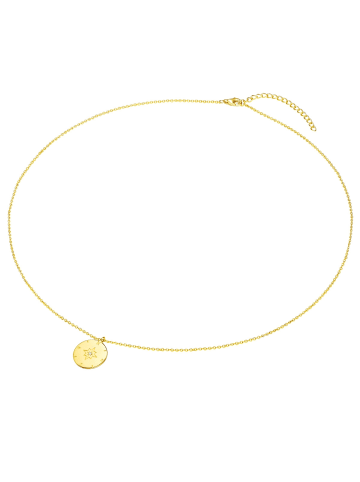 Lulu & Jane Diamant-Kette Kompass Sterling Silber Diamant in gelbgold
