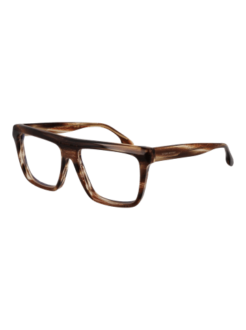 Victoria Beckham Damen Optische Fassungen Rechteck Braun