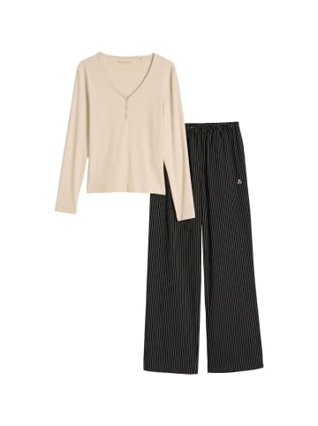 Marc O'Polo Loungeanzug classic in french oak/black stripe