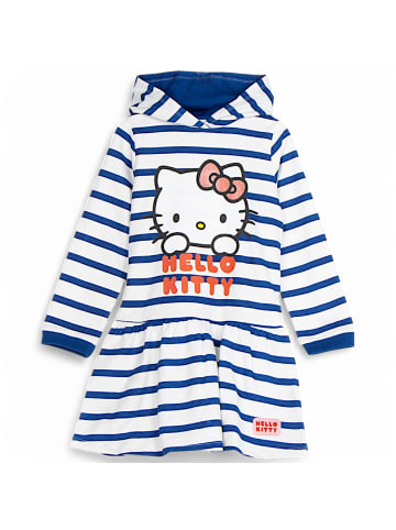Hello Kitty Langarmkleid Hello Kitty gestreift in Weiß