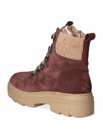 WALDLÄUFER orthopädischer Stiefel mit Warmfutter in red
