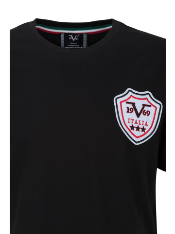 19V69 Italia by Versace T-Shirt Leandro in schwarz