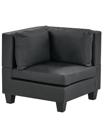 Beliani Sofaelement UNSTAD in Schwarz - (W) 76 x (H) 72 x (L) 76 cm