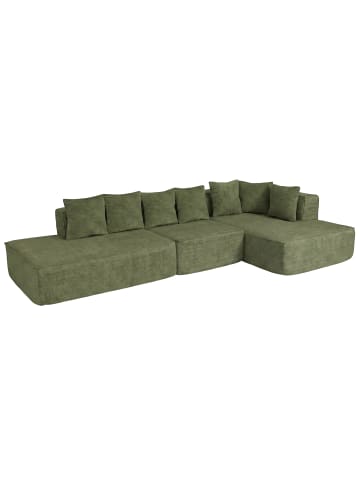 MCW Sofa-Garnitur Q28 Liegefläche rechts, Grün
